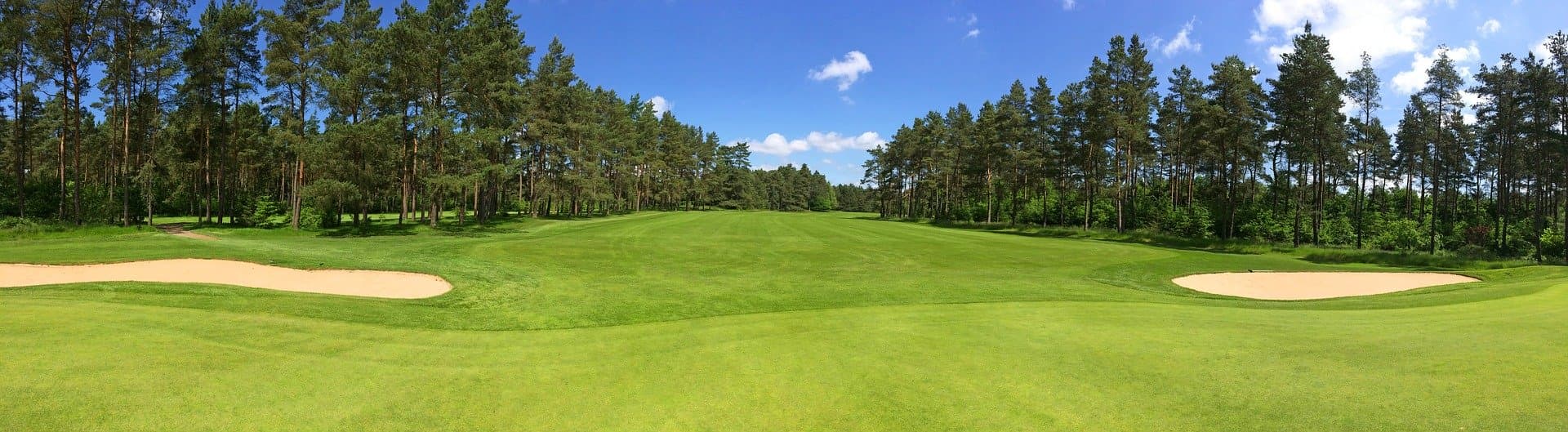 Pristine golf green